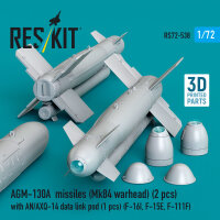 AGM-130A missiles (Mk84 warhead) (2 pcs) with AN/AXQ-14...