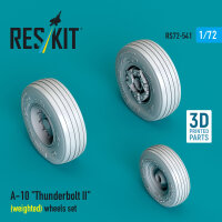 A-10 Thunderbolt II (weighted) wheels set (3D Printed)