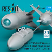 AGM-62 Walleye I missiles (2 pcs) with AN/AWG-16 data...