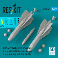 AGM-62 Walleye II missiles (2 pcs) with AN/AWG-16 data...