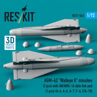 AGM-62 Walleye II missiles (2 pcs) with AN/AWG-16 data...