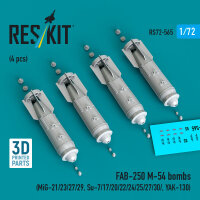 FAB-250 ?-54 bombs (4 pcs) (MiG-21/23/27/29,...