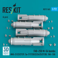 FAB-250 ?-54 bombs (4 pcs) (MiG-21/23/27/29,...