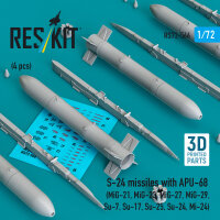 S-24 missiles with APU-68 (4 pcs) (MiG-21, MiG-23,...