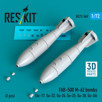 FAB-500 M-62 bombs (2 pcs) (Su-17, Su-22, Su-24, Su-25,...