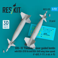GBU-10 Paveway I laser guided bombs with BSU-37/B fin and...