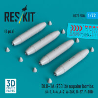 BLU-1A (750 lb) napalm bombs (4 pcs) (A-1, A-4, A-7,...