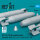 BLU-1B (750lb) napalm bombs finned MXU-393/B (4 pcs) (A-1, A-4, A-7, A-26K, B-57, F-100) (3D Printed)