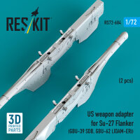 US weapon adapter for Su-27 Flanker (2 pcs) (GBU-39 SDB, GBU-62 (JDAM-ER)) (3D Printed)