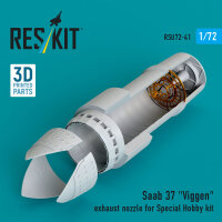 Saab 37 Viggen exhaust nozzle for Special Hobby kit (3D...