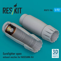 Eurofighter open exhaust nozzles for Hasegawa kit (3D...