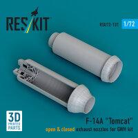 F-14A Tomcat open & closed exhaust nozzles for GWH...