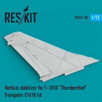 Vertical stabilizer for F-105G Thunderchief Trumpeter...