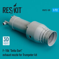F-106 Delta Dart exhaust nozzle for Trumpeter kit (3D...