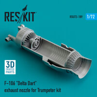 F-106 Delta Dart exhaust nozzle for Trumpeter kit (3D...