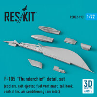 F-105 Thunderchief detail set (coolers, exit ejector,...