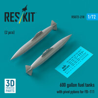 600 gallon fuel tanks with pivot pylons for FB-111 (2...