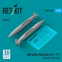 600 gallon fuel tanks for F-111 (A,C,D,E,F & EF-111)...