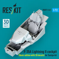 F-35A Lightning II cockpit (Basic edition with 3D decals)...