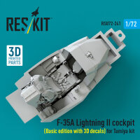 F-35A Lightning II cockpit (Basic edition with 3D decals)...