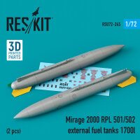 Mirage 2000 RPL 501/502 external fuel tanks 1700lt (2...