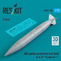600 gallon centerline fuel tank for A-10 Thunderbolt II...