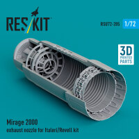 Mirage 2000 exhaust nozzle for Italeri/Revell kit (3D...