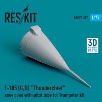 F-105 (G,D) Thunderchief nose cone with pitot tube for...
