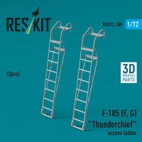 F-105 (F, G) Thunderchief access ladders (2 pcs) (3D...