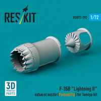 F-35B Lightning II exhaust nozzle (Parked/Fly) for Tamiya...