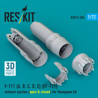 F-111 (A, B, C, D, E) (EF-111) exhaust nozzles (open...