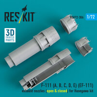 F-111 (A, B, C, D, E) (EF-111) exhaust nozzles (open...
