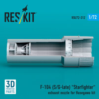 F-104 (S/G-late) Starfighter exhaust nozzle for Hasegawa...