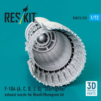 F-104 (A, C, D, J, G) Starfighter exhaust nozzle for...