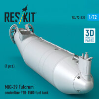 MiG-29 Fulcrum centerline PTB-1500 fuel tank (1 pcs) (3D...