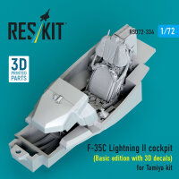 F-35C Lightning II cockpit (Basic edition with 3D decals)...