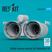 Rafale exhaust nozzles for HobbyBoss kit (3D Printed)
