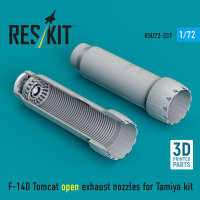 F-14D Tomcat open exhaust nozzles for Tamiya kit (3D...