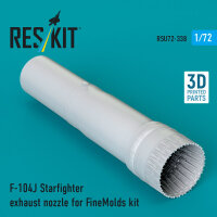 F-104J Starfighter exhaust nozzle (3D Printed) for Fine...
