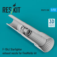 F-104J Starfighter exhaust nozzle (3D Printed) for Fine...