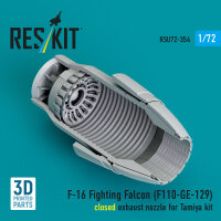 F-16 Fighting Falcon (F110-GE-129) closed exhaust nozzle...