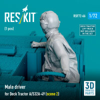 Male driver for Deck Tractor A/S32A-49 (scene 2) (1 pcs) (3D Printed)