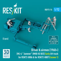Driver & airmen (1960+) (3 pcs) (MJ-4 Jammer (MHU-83...