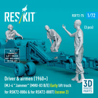 Driver & airmen (1960+) (3 pcs) (MJ-4 Jammer (MHU-83...