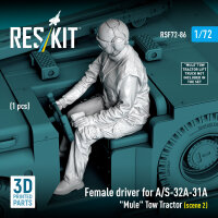 Female driver for A/S-32A-31A Mule Tow Tractor (scene 2)...