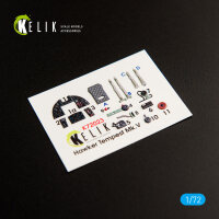 Hawker Tempest Mk.V interior 3D decals for Airfix kit