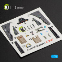 A-4(B,P) Skyhawk interior 3D decals for Airfix kit