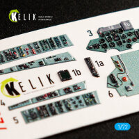 SU-27 interior 3D decals for Trumpeter kit