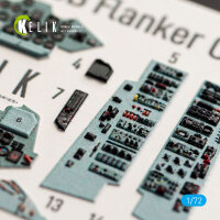 SU-27UB interior 3D decals for Trumpeter kit