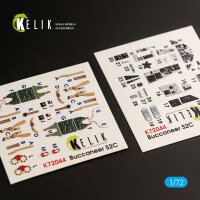 Blackburn Buccaneer S.2C interior 3D decals for Airfix kit